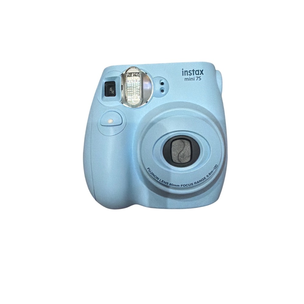 Fujifilm Instax Mini 7S Instant Film Camera Light Blue Fujinon 60mm Lens